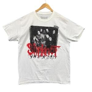 Slipknot Vintage Style Band Tour 2021 Graphic Unisex T Shirt S White Black Red